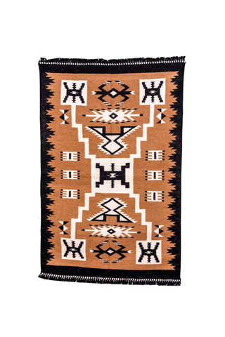 Folkish Landscape, Woven Rug