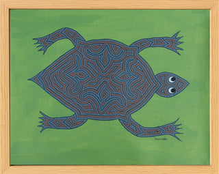 A Turtle's Stroll (Framed)