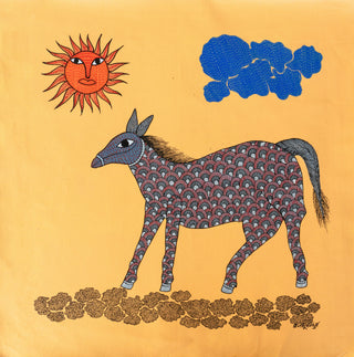 Horse and Sun (Framed)