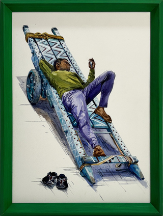 Between The Blinks - Framed