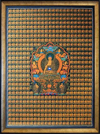 500 Buddha- Framed