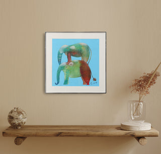 Elephant Series 2 - Framed