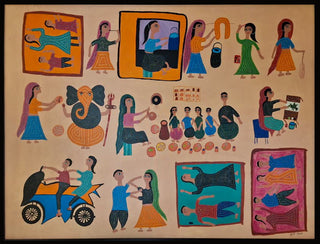 Dhuli’s Routine - 1 (Framed)