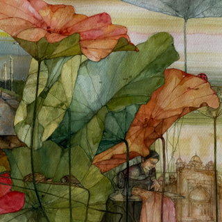 Lotus Landscape: Agra Architecture