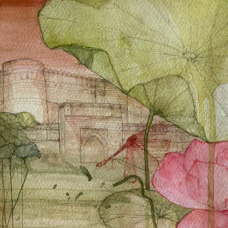 Lotus Landscape: Agra Architecture