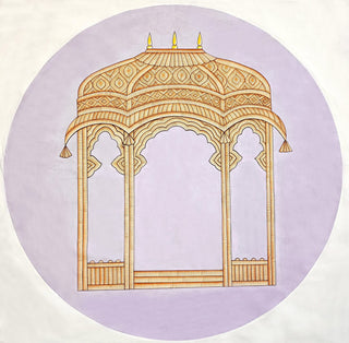 Circular Pichvai : Phool-Mandali Pavilion