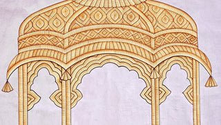 Circular Pichvai : Phool-Mandali Pavilion