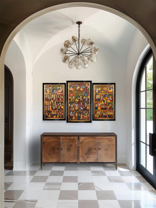 Kartikeya Triptych - Framed