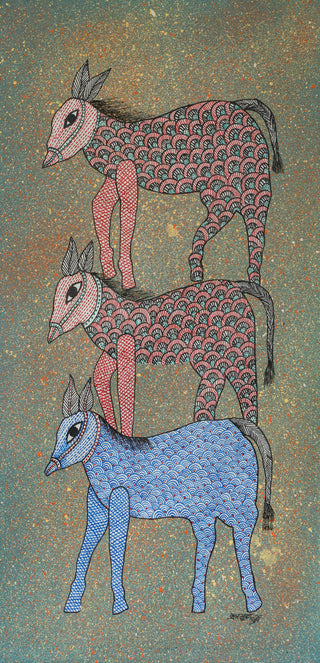 Three Horses of Energy (Framed)