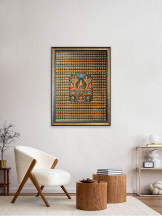 500 Buddha- Framed