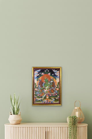 Green Tara- Framed