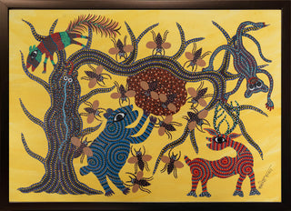 Story of the Honeybee-Hive (Framed)