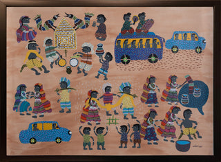 A Bhil Wedding (Framed)