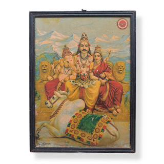 Shiva Family Advertising Print