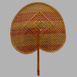 Vintage Chettinad Palmyra Palm Fan | Traditional Tamil Nadu Craft