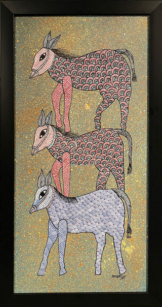 Three Horses of Energy (Framed)