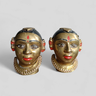 Pair of Vintage Gauri Busts