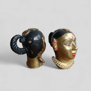 Pair of Vintage Gauri Busts