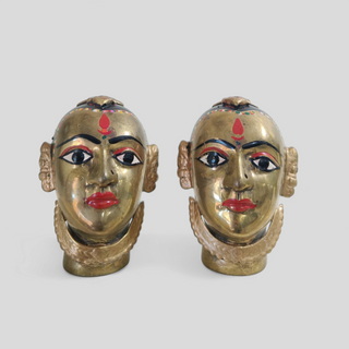 Pair of Vintage Gauri Busts