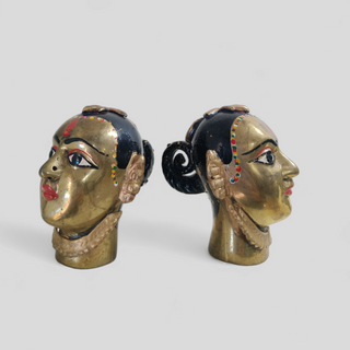 Pair of Vintage Gauri Busts