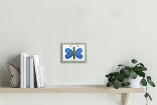 Blue Butterfly - Framed