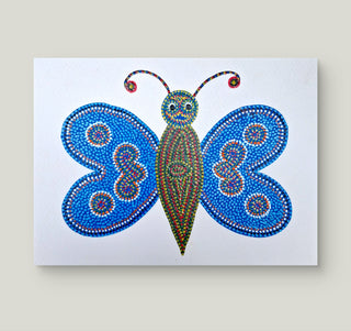 Blue Butterfly - Framed