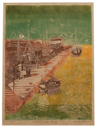 Boats at Vesteralen, Norway (Framed)