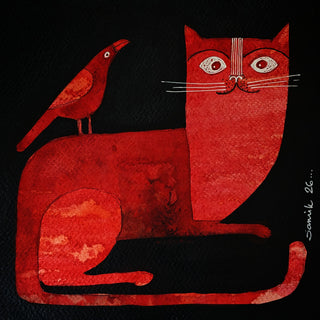Cat And The Bird
