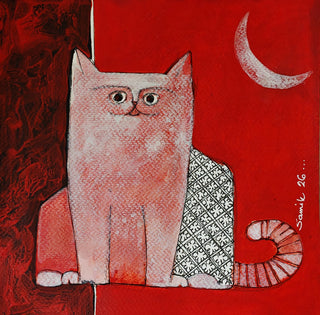 Cat And The Moon