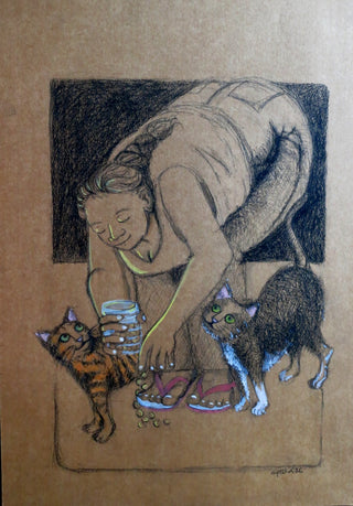 Cat food - Framed