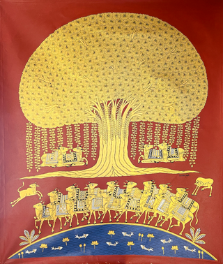 Cows Under The Golden Tree