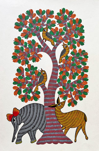 Deer And Elephant