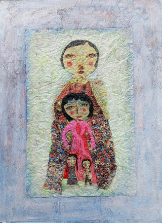 Doll Family - Framed