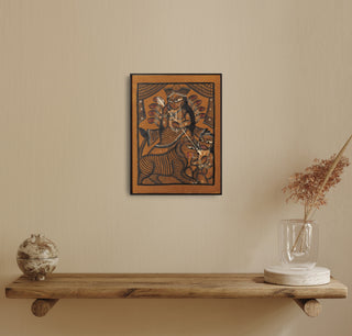 Durga Killing The Demon (Framed)