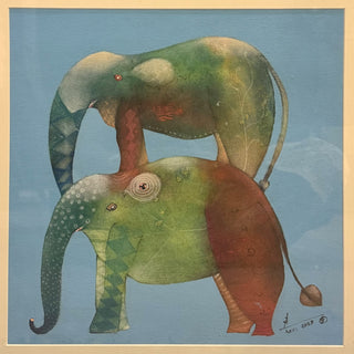 Elephant Series 2 - Framed