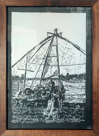 Chinese Fishing Nets, Fort Kochi - Framed