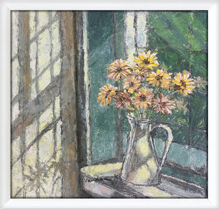 Flowers In Morning Sun - Framed