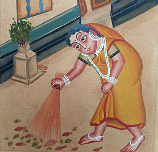 Flower Sweeper - Framed