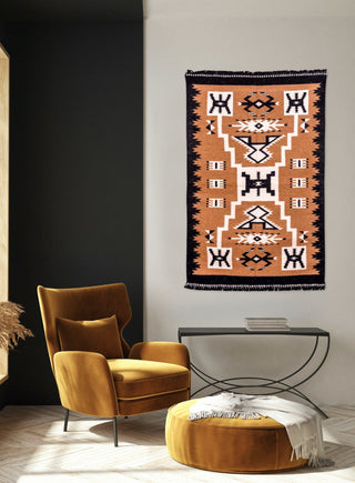Folkish Landscape, Woven Rug