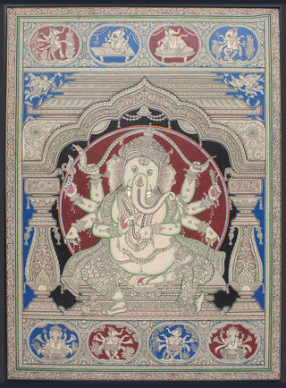 Ganesh Pooja - Framed