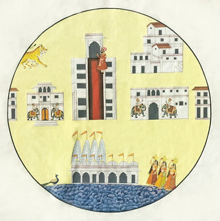 Nathdwara: Gates of the Lord (Butter Yellow)