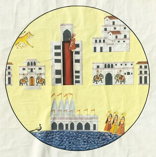 Nathdwara: Gates of the Lord (Butter Yellow)