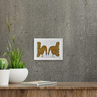 Two Friends - Framed