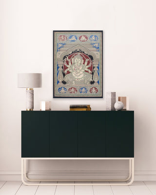 Ganesh Pooja - Framed