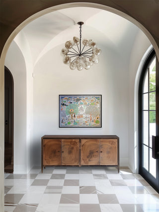 Worshipping the tree of life - Framed