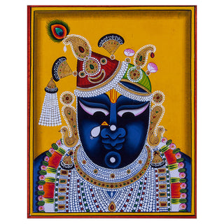 Shrinathji Face Yellow