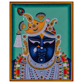 Shrinathji Face Green