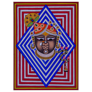 Shrinathji Face Blue