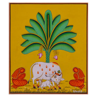 Cow Under Banana Tree - Orange