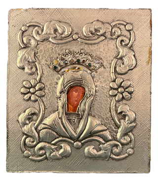 Mother Mary Silver Icon